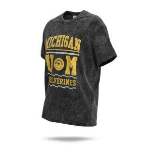 Remera Washed NCAA Michigan